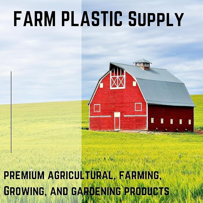 Farm Plastic Supply - Erosion Control Blanket - Straw Garden and Landscape Cover, Erosion Control Blanket, Straw Blanket, Erosion Control, Mulch, Slope Stabilizer, and Seed Protector (2' x 112.5')