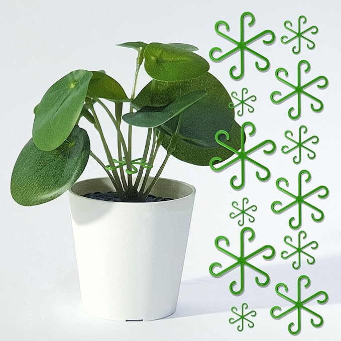 12pcs Plant Stem Support Holder - Indoor Plants Climber Support Structures Accessories
