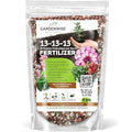 13-13-13 Slow Release Granular Fertilizer – All Purpose Plant Food 13 13 13 for Outdoor Grass, Vegetables, Roses, Flowers, Shrubs, Trees. Lawns, Gardens, Potted Plants (4 quarts)