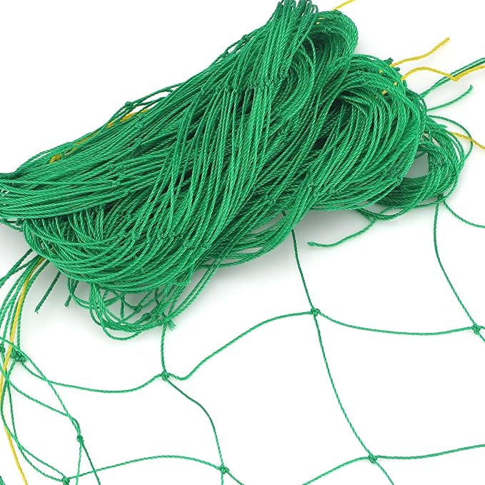 KINGLAKE GARDEN Trellis Netting for Climbing Plants 6 Ft x 12 Ft Green Garden Plant Netting Heavy-Duty Plastic Plant Trellis Netting for Tomato, Cucumber, Plants, Fruits, Flowers