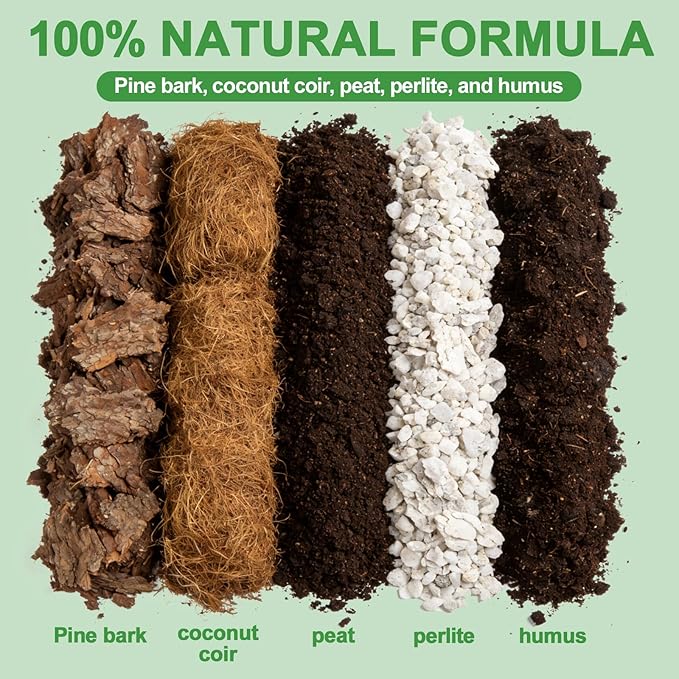 Premium Bonsai Soil Mix for Pine Trees 4qt，Breathable and Drainage Formula| Ideal for Bonsai Pots and Repotting