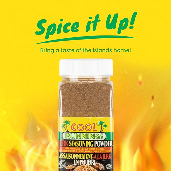 Cool Runnings Jerk Seasoning 800g - Bold and Spicy Jamaican Style Seasoning for Marinating, Grilling, Baking and Roasting Chicken, Pork, and Seafood