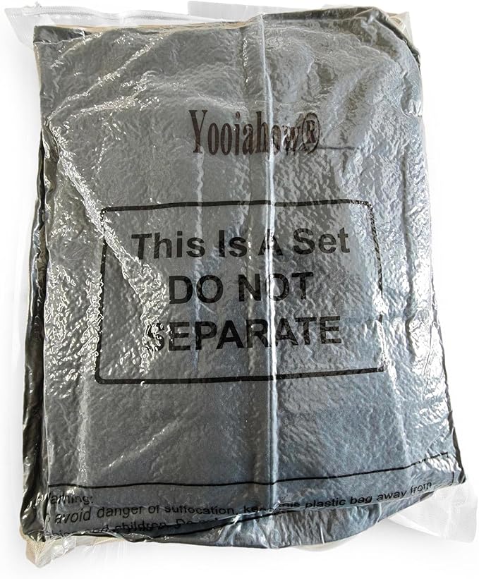 Yoojahow 2 Pack 30 Gallon Potato Grow Bags with Harvest Window, Durable Garden Planter Bags with Handles for Potatoes, Tomatoes, and Vegetables - Indoor & Outdoor Gardening Supplies (Black)
