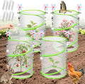 4 Pcs Insect Bird Barrier Netting Mesh with Bird Reflective Devices, Outdoor Garden Protection Cover, Plant Covers, Garden Netting Plant Cover, Protect Plant Fruits Flower from Insect Bird Eating