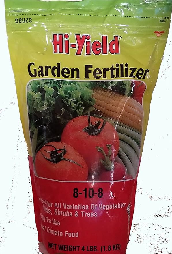 Hi-Yield (32086) Garden Fertilizer 8-10-8 (4 lbs.)
