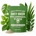 Dirty Green Microbe Blend Mycorrhizal Fungi & Beneficial Bacteria Inoculant – 4 oz Powder, 1000 Spores/g, Organic Root Booster for All Plants (No Fillers)