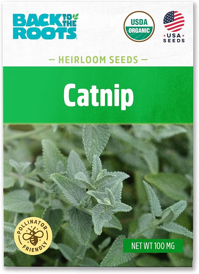 Back to The Roots 100% Organic Seed Packet - Catnip 100mg