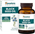 Himalaya Black Seed Oil Softgels, Cold-Pressed & Unrefined Black Seed Oil for Wellness, Non-GMO, Vegan, Gluten-Free, No Additives, 1,000 mg Per Serving, 60 Softgels