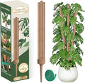 3 Moss Poles in 1, Bendable Monstera Plant Support, 29.9IN Tall Plant Stakes for Indoor Plants, Coir Pole Plant Support for Climbing Plants, Pothos, Philodendron-1 Pack