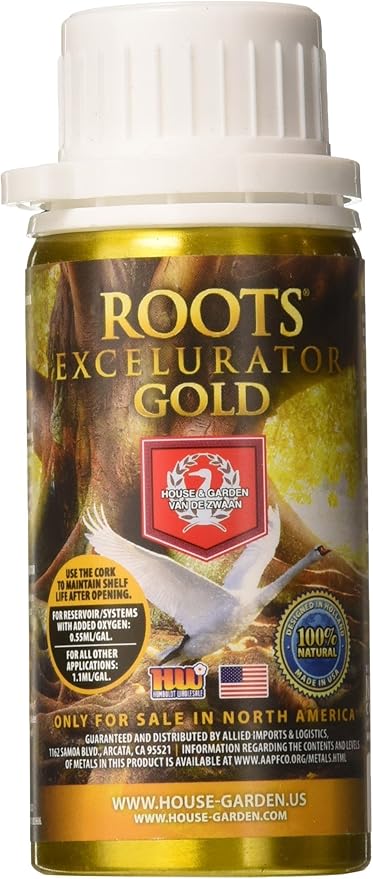 House & Garden Roots Excelurator Gold, for Plant Cuttings and Seedling, 100-ml