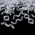 200Pcs Garden Vine Plant Support Clips,Plastic Fixing Clips for Securing and Training Climbing Plants,Tomatoes,Grapes,Vine Vegetables and Potted Plant (200, White)
