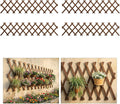 4 PCS Expandable Garden Trellis, 13.2" x 63" Trellis for Climbing Plants Outdoor, Wooden Lattice Fence Wall Panel Lattice Panels for Outside, for Climbing Plants Vine Ivy Rose Cucumbers Clematis