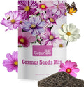 Cosmos Seeds Wildflower Mix 1 Oz, Over 3,000+, 4 Varieties Flowers Seeds for Planting (Radiance, Purity, Pinkie, Picotee), Open Pollinated Bulk