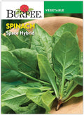 Burpee Space Hybrid Spinach Seeds - High-Yield, Disease-Resistant Variety