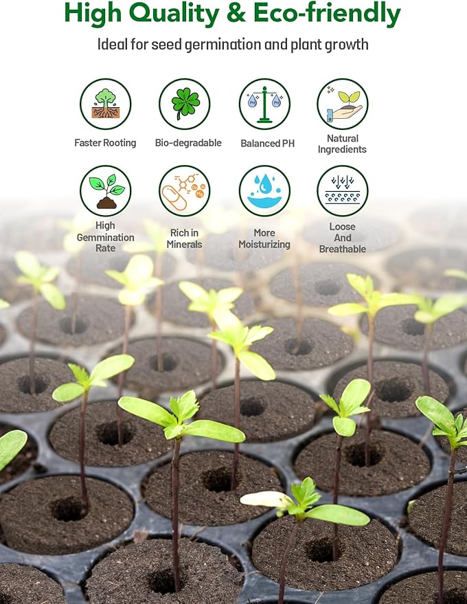 Growell 240 Pcs Hydroponic Pods Kit, 120 Pcs Grow Sponges with 120 Pcs Pod Labels Compatible with Aerogarden and Others Brand, Seed Pod Starter Kit for Hydroponics Growing System