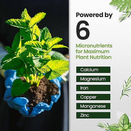 16oz Liquid Fertilizer for Vegetable Garden – Makes 24 Gallons of Garden Fertilizer for Outdoor Vegetables - Herbs & Leafy Greens Live Plants Indoor Plant Food, Liquid Plant Food for Growth & Flavor