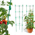 Tomato Cage for Garden- Upgrade 36 Inches Adjustable Plant Support Cage,Cucumber,Rose,Flowers,Fruit,Trellis for Climbing Plants Outdoor/Inodoor(6 Pack)