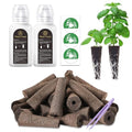 51 Pcs Grow Sponges and Nutrients for Hydroponics Plant Food Compatible with Aero Garden and All Brands - Seed Pods Lables and Indoor Plant Fertilizer for Indoor Garden Hydroponics Growing System