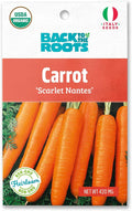Back to The Roots 100% Organic Seed Packet - Carrot 'Scarlet Nantes' 420mg