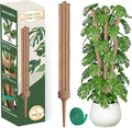Three in one Bendable Monstera Moss Pole, 30IN Tall Moss Pole Monstera Plant Support for Indoor Plants, Coir Pole Plant Stakes for Climbing Plants, Pothos, Philodendron-1 Pack