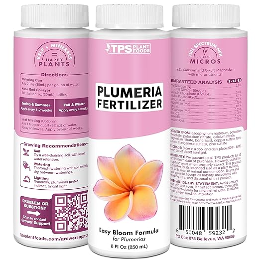 Plumeria Fertilizer – Liquid Plant Food for More Blooms, Healthy Tropical Growth & Stronger Root Development, 1 Gallon