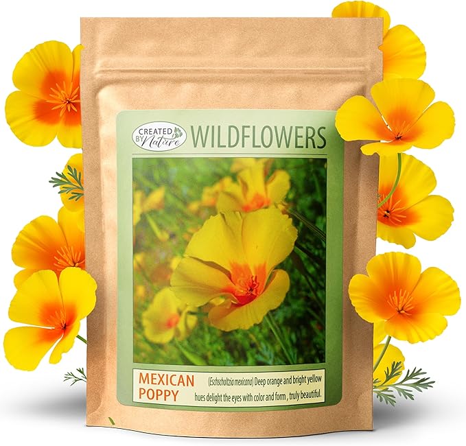 Created By Nature Mexican Poppy Seeds, 1,620 Annual Wildflower Seeds
