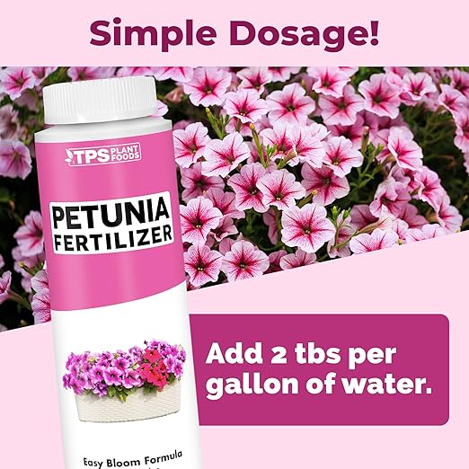 Petunia Fertilizer – Liquid Plant Food for More Blooms, Vibrant Color & Healthy Growth, 8 oz