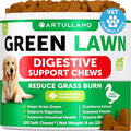 Grass Burn Spot Chews for Dogs - Pee Lawn Spot Saver Caused by Dog Urine - Grass Treatment Rocks - Urine Neutralizer for Green Lawn - Chewable Probiotics, Digestive Enzymes, DL-Methionine - 120 Treats