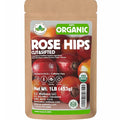 Rose Hips Tea - 1 LB (16 oz) | Real Wild Harvest | 100% USDA Certified Organic | Cut and Sifted Albanian Rose Hips Shells | Aroma-Rich Seedless Rosehip (rosa canina fructus) | By U.S. Wellness Naturals