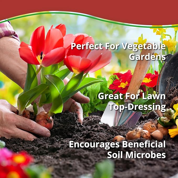 Worm Bliss (2 Gallons) - Organic Worm Castings for Plants & Gardening - OMRI-Listed Earthworm Castings for Plants, Vegetables, Flowers, & Potting Soil - Organic Garden Fertilizer Rich in Nutrients