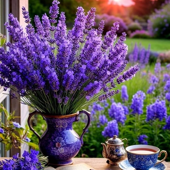 10000+ Lavender Seeds for Planting - Perennial English Lavender Non-GMO Heirloom Seeds Carpet Perennial Flower for Garden Indoor Outdoor