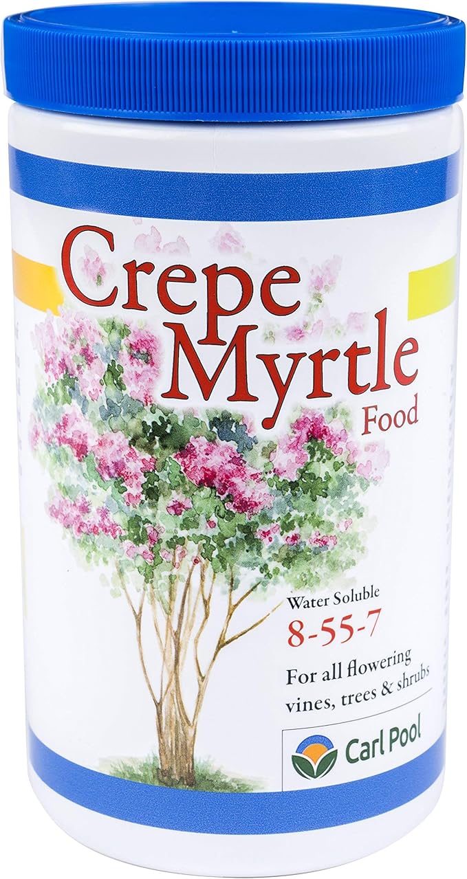 Crepe Myrtle Plant Food -- Water Soluble 24oz 8-55-7 -- Carl Pool Fertilizers