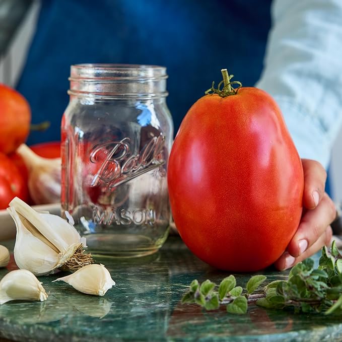 Burpee 'SuperSauce Hybrid' Tomato Seeds for Planting - Non-GMO, Indeterminate, Disease-Resistant, Paste Tomato, Burpee Bred, 50 mg Seed Packet for Home Gardening - World's Largest Sauce Tomato!