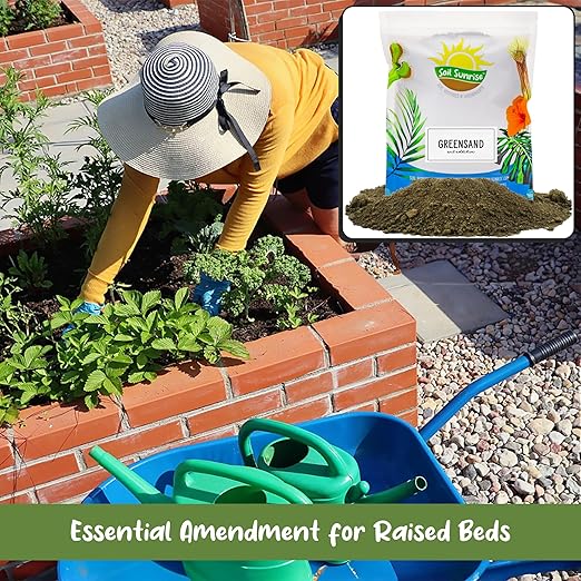 Soil Sunrise Greensand Soil Additive (5 Pounds) Special Container Gardening Additive