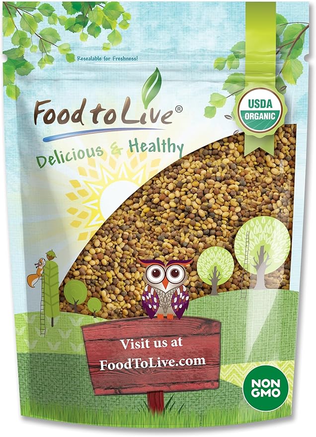 Food to Live Organic Antioxidant Mix of Sprouting Seeds, 1 Pound – Non-GMO Broccoli, Alfalfa, Clover, Rich Germination Rate, Non-Irradiated, Kosher, Vegan Superfood, Bulk, Rich in Sulforaphane