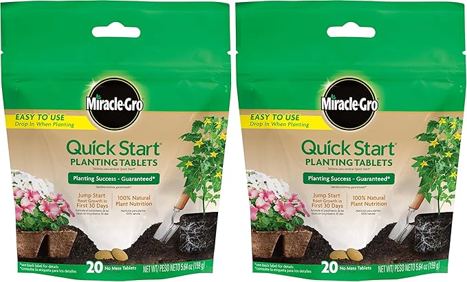 Miracle-Gro Quick Start Planting Tablets (Pack of 2)