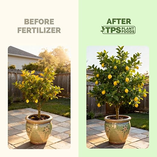 Lemon Tree Fertilizer – Liquid Plant Food for More Fruit, Better Flowering & Stronger Root Development, 1 Gallon