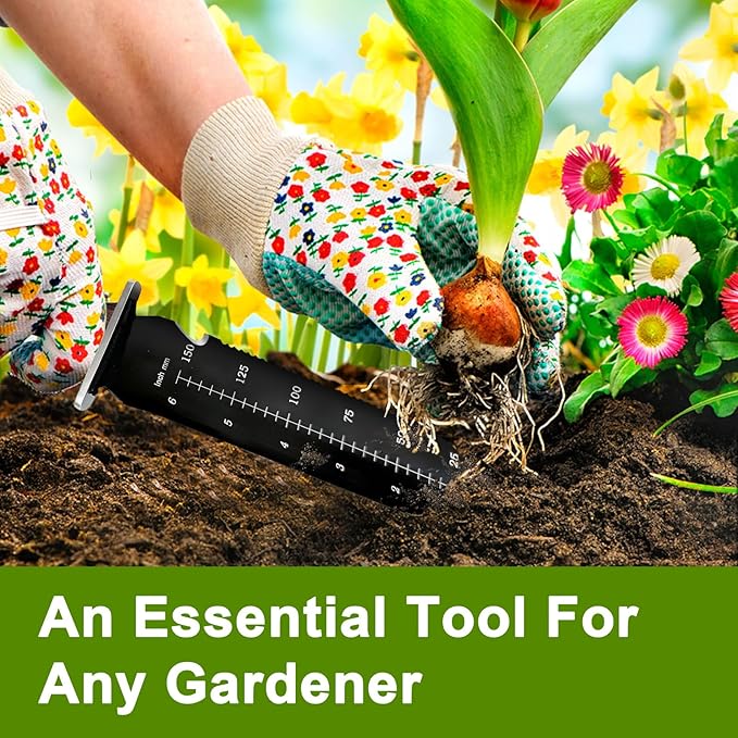 Garden Trowel Hand Shovel for Gardening, Hori Hori Garden Knife for Weeding Planting Digging | 7" Stainless Steel Blade | Oxford Sheath | Walnut Wood Handle