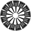 Yardwe 50pcs Bonsai Fertilizer Baskets, Fertilizer Mesh Baskets Garden Nursery Pots with Lid Planting Nutrition Cups for Succulent, Orchid, Bonsai