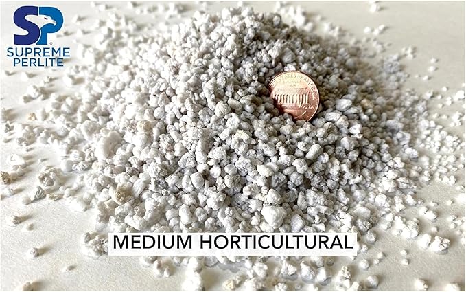 Supreme Perlite Medium Horticultural Perlite, 4 Cubic Feet Bag - Organic Potting Soil Mix Amendment for Seed Starting, Succulent, Cactus, Orchid, Bonsai, and Indoor or Outdoor Gardening