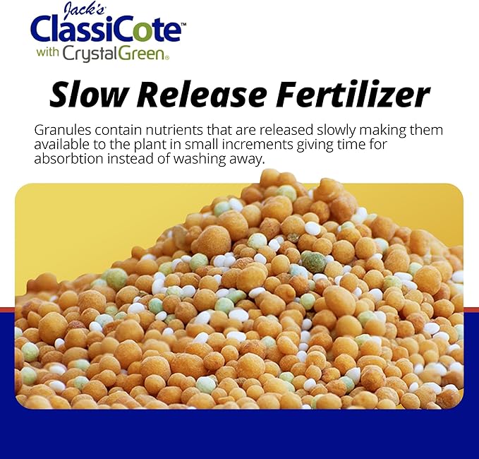 Jack's Classic 15-8-23 ClassiCote with Crystal Green Time-Release Fertilizer, 2lbs