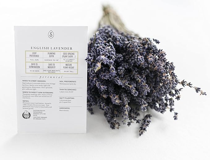 Sereniseed Certified Organic Herbal Tea Seed Collection (10-Pack) – 100% Non GMO, Open Pollinated – Grow Guide