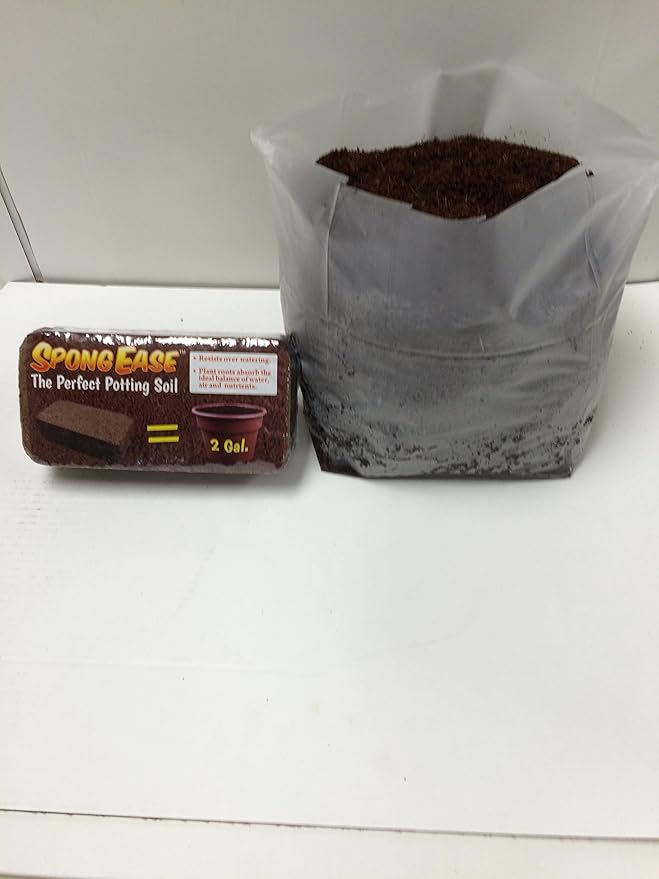 Pro Coco Coir Brick - Each Brick Makes 2 Gallons Organic Coco Coir Potting Soil for All Plants, Cuttings, Seedlings and Seeds (650 Grams)