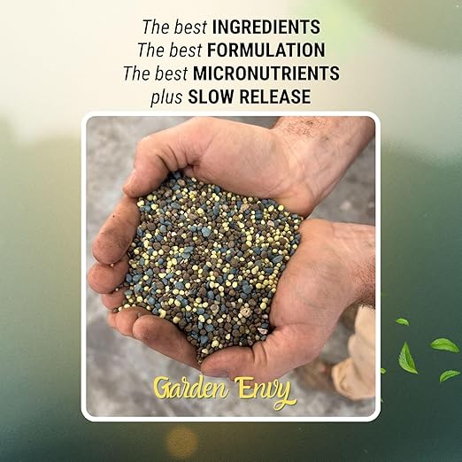 13-13-13 Slow Release All-Purpose Professional Fertilizer with Micronutrients for Lawns, Flowers, Trees, Shrubs & Vegetable Gardens, 7 lbs