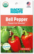 Back to The Roots 100% Organic Seed Packet Bell Pepper 'Sweet Cal Wonder'