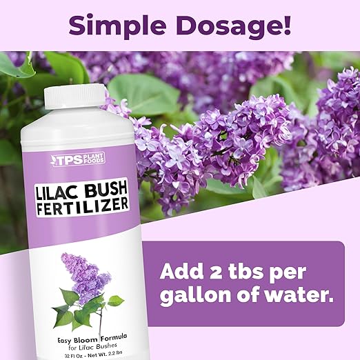 Lilac Fertilizer – Liquid Plant Food for More Blooms, Sweet Fragrance & Healthy Shrub Growth, 32 oz