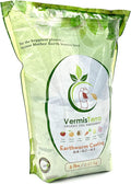 VermisTerra Earthworm Castings - (5 LB) 2.7 qts - 100% Organic Earthworm Castings - All Natural Plant Fertilizer - Soil Enhancer - Potting Mix for Plants, Vegetables, Flowers, Indoor + Outdoor