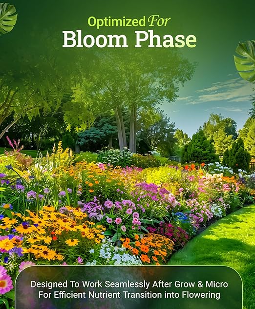 FoxFarm Cultivation Nation Bloom Fertilizer, 0-5-4 - Part 3 of FoxFarm 3-Part Feeding Program for Bud Development - Liquid Plant Food for Transition to Flowering and Harvest - 1 Quart