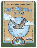 Down To Earth All Natural Fertilizers Organic Bat Guano - High Nitrogen Plant Food for Vegetative Growth 7-3-1, 0.25 lb