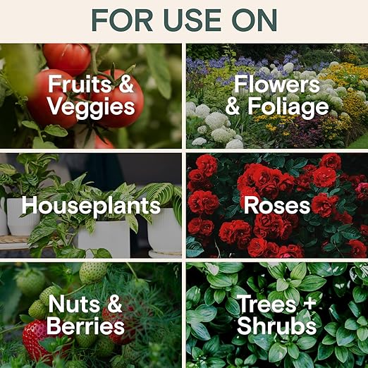 Organic Liquid Plant Food & Fertilizer – Indoor/Outdoor for Houseplants, Vegetables & Flowers, Monstera & Money Tree – OMRI Listed, Pollinator Safe – Easy Weekly Mix (Nutrition & Health Set)